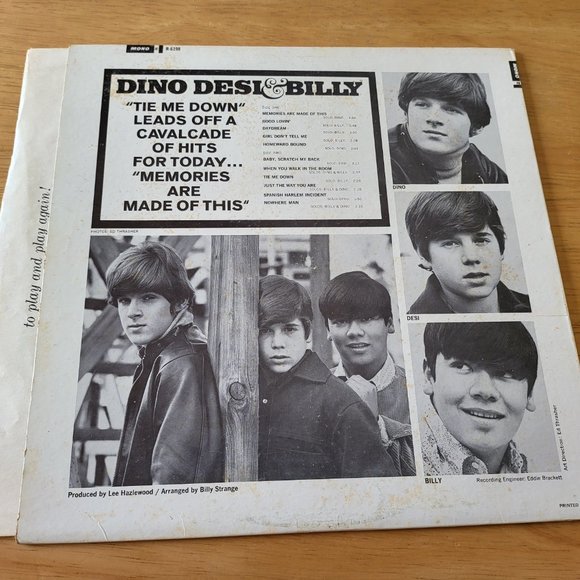 DINO, DESI & BILLY Memories Are Made Of This LP 1966 Reprise Records 6198 LP9 - Picture 2 of 9